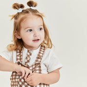 Gingham Dungaree Set - Cocoon Baby