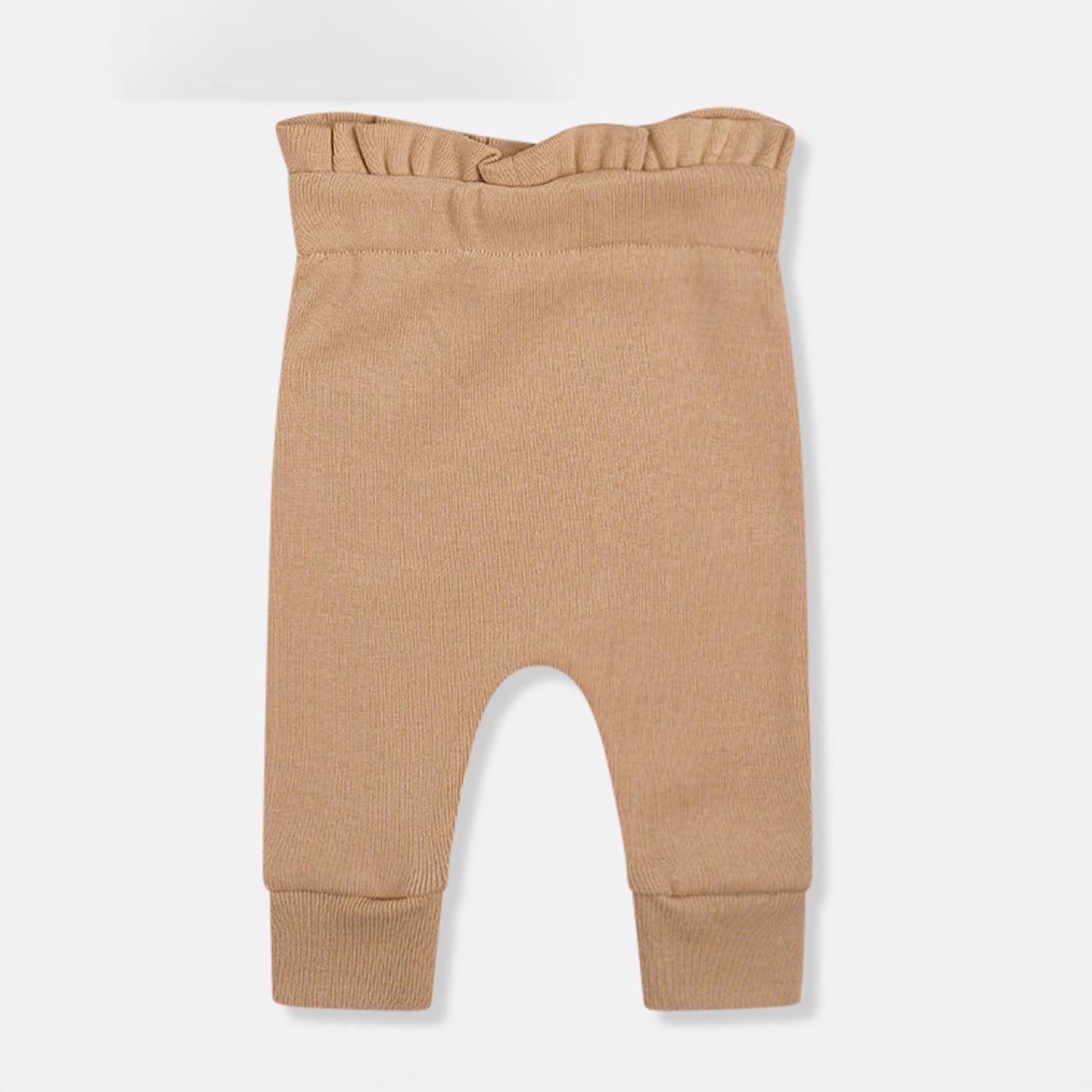 Beige Ruffle Comfort Suit - Cocoon Baby