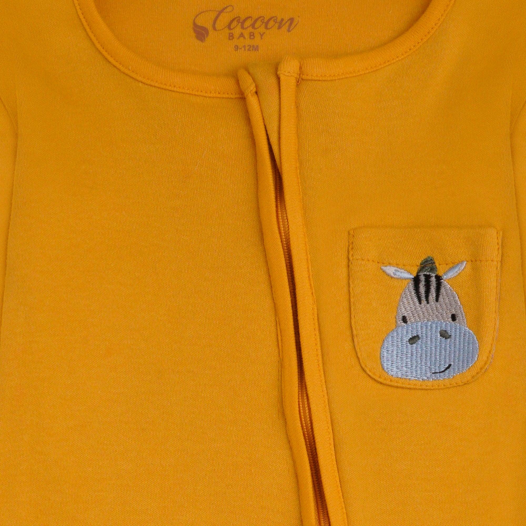 Mustard Amara Romper - Cocoon Baby