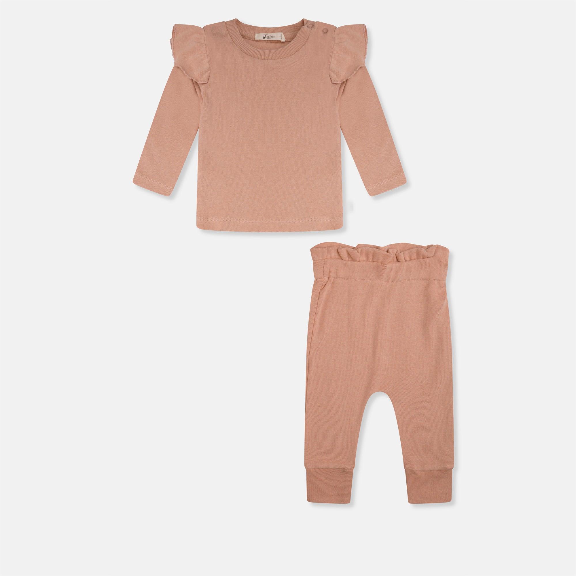 Pink Ruffle Comfort Suit - Cocoon Baby