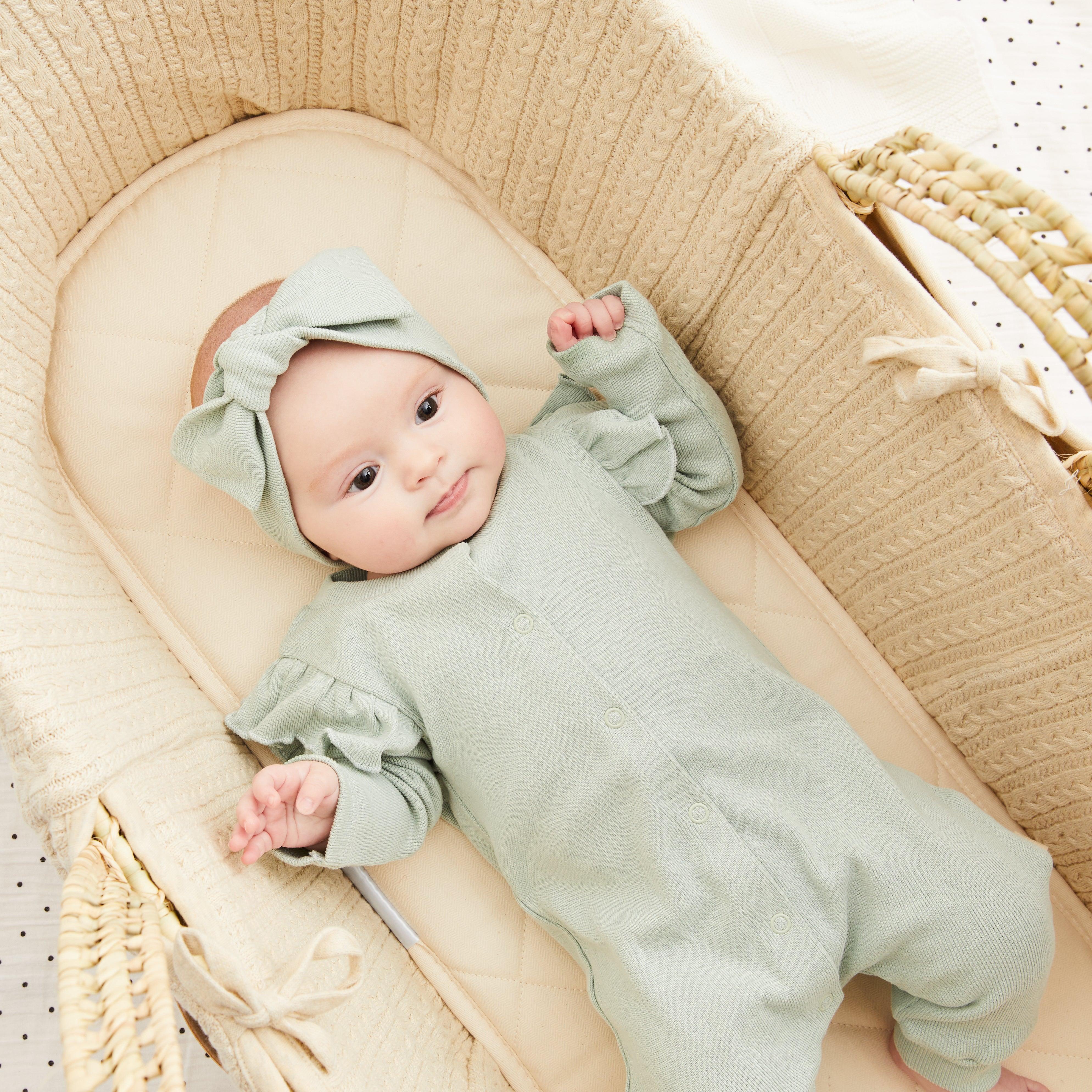 Mint Green Romper & Headband - Cocoon Baby