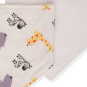 Safari Print Muslin Bibs - Cocoon Baby