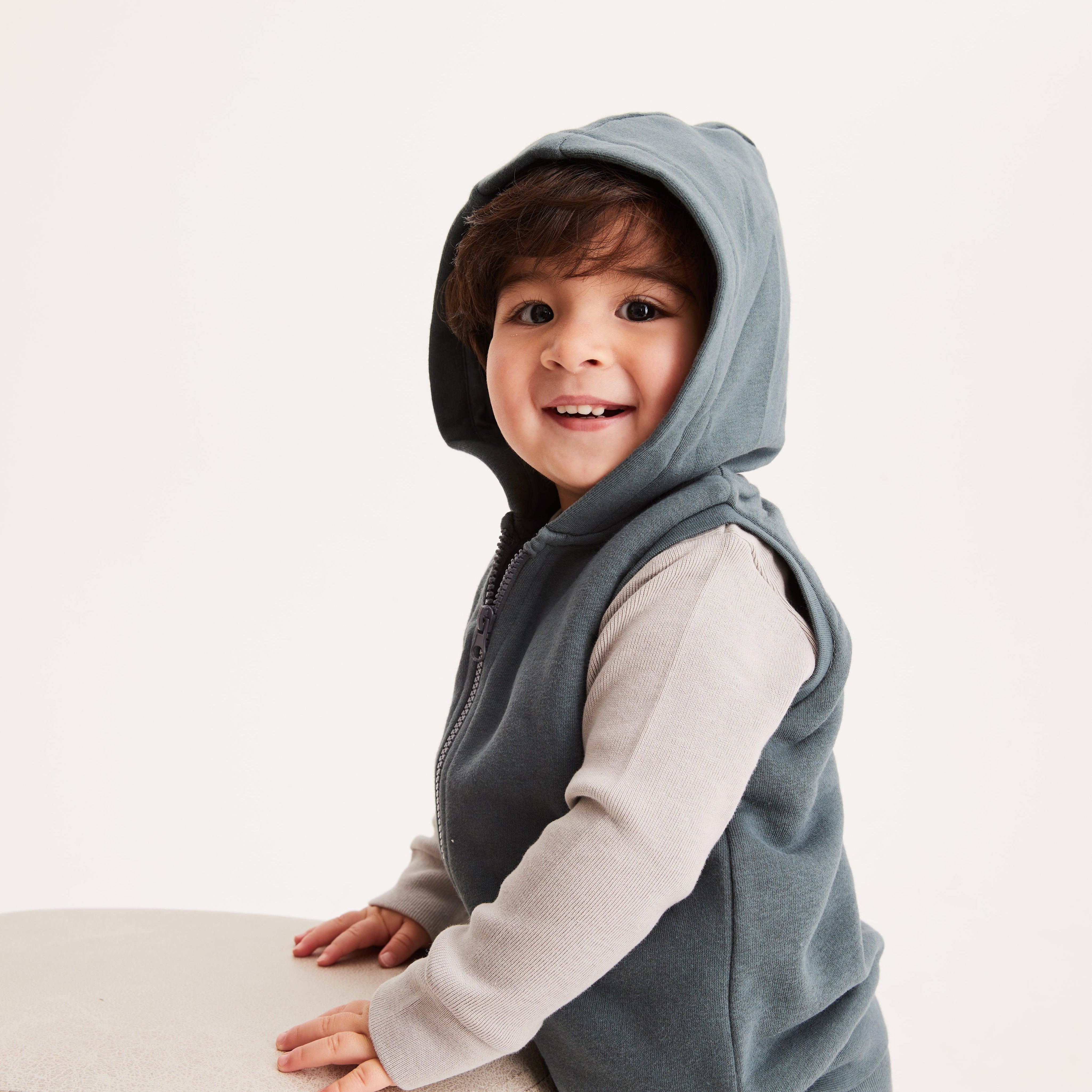 Sleeveless Hoodie Set - Cocoon Baby