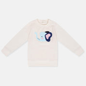 Unisex Cream Elephant Sweatshirt - Cocoon Baby