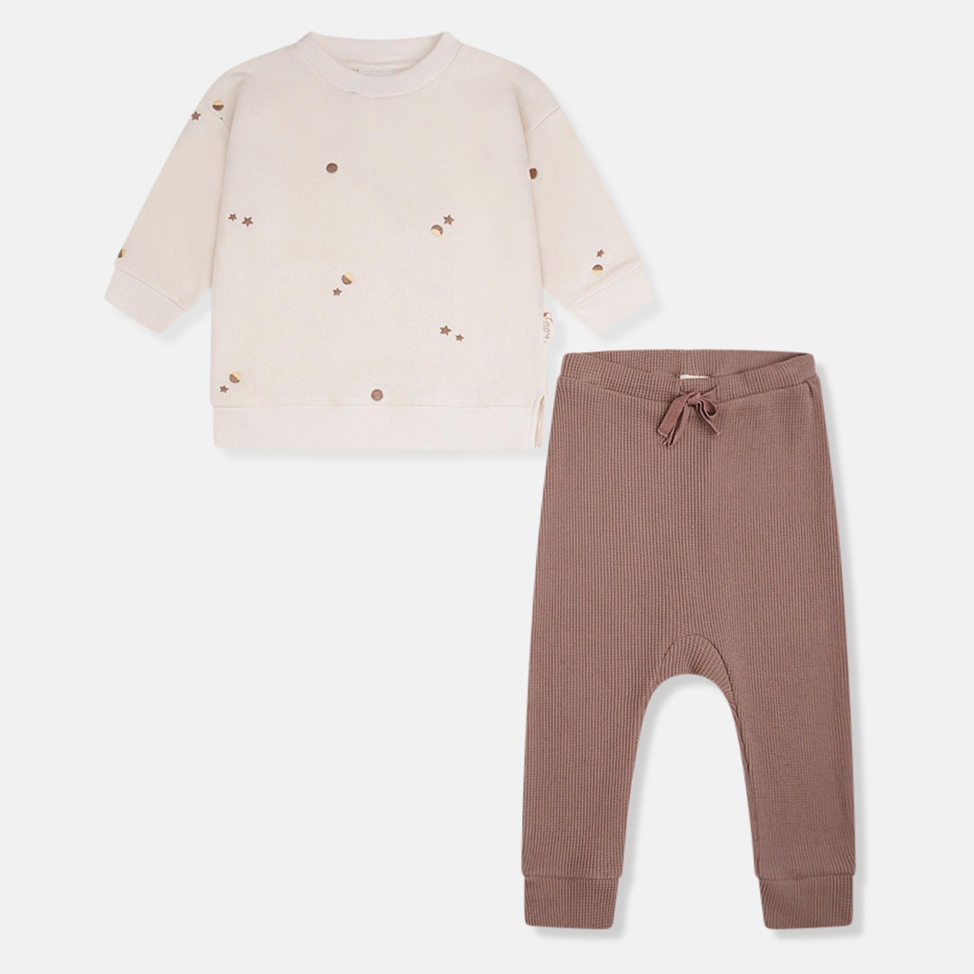 Star & Moon Sweatshirt Set - Cocoon Baby