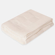 White Knitted Cotton Blanket - Cocoon Baby