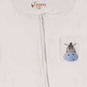 White Amara Romper - Cocoon Baby